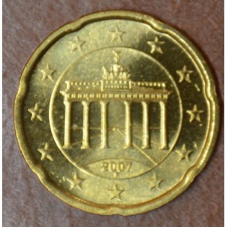 Euromince mince 20 cent Nemecko \\"F\\" 2007 (UNC)
