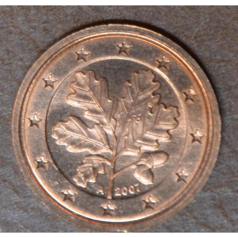 Euromince mince 1 cent Nemecko 2007 \\"A\\" (UNC)