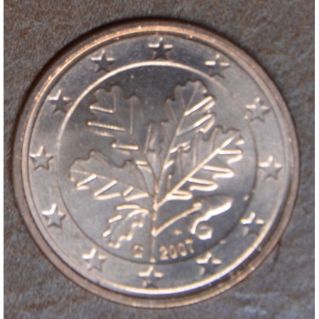 Euromince mince 1 cent Nemecko 2007 \\"G\\" (UNC)