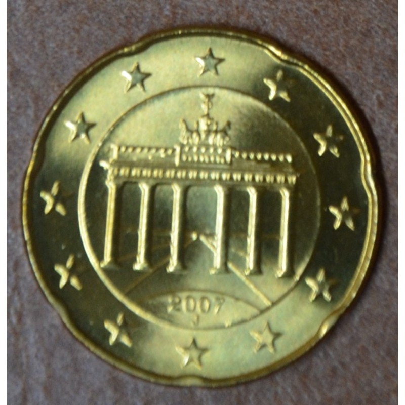 eurocoin eurocoins 20 cent Germany \\"J\\" 2007 (UNC)