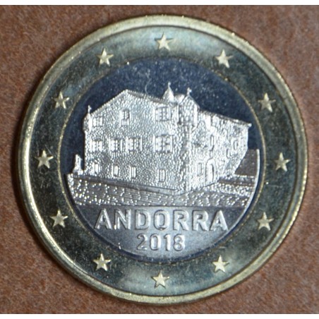Euromince mince 1 Euro Andorra 2018 (UNC)