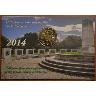 Euromince mince 2 Euro Grécko 2014 - 150. výročie únia Grécka a Ión...