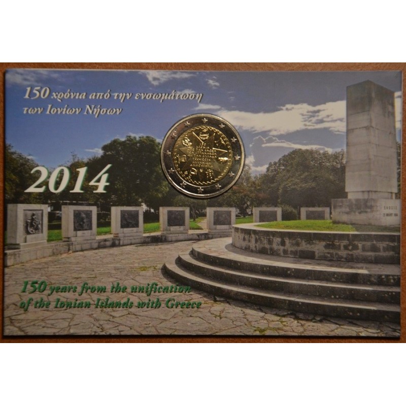 eurocoin eurocoins 2 Euro Greece 2014 - 150th Anniversary of the Un...