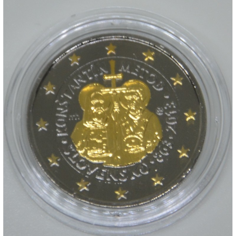Euromince mince 2 Euro Slovensko 2013 - Príchod misie sv. Cyrila a ...