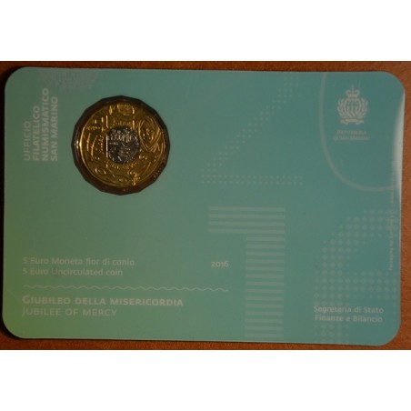 Euromince mince 5 Euro San Marino 2016 - Milosrdenstvo (BU)