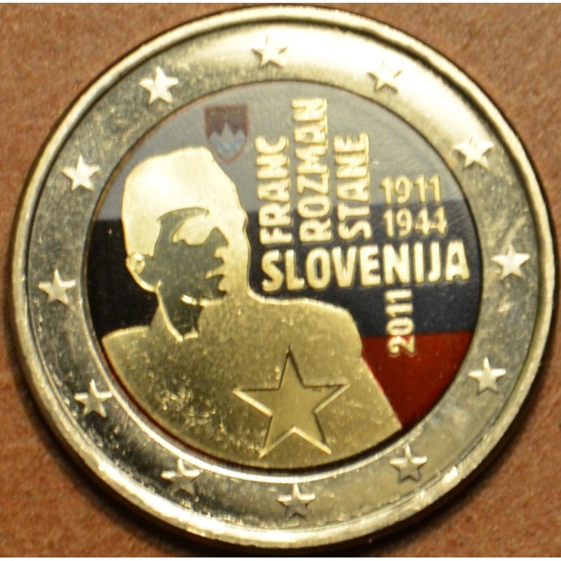 euroerme érme 2 Euro Szlovénia 2011 - Franc Rozman születésének 100...