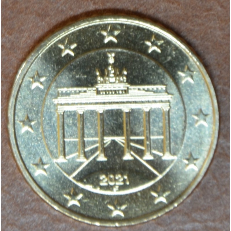 eurocoin eurocoins 50 cent Germany 2021 \\"F\\" (UNC)