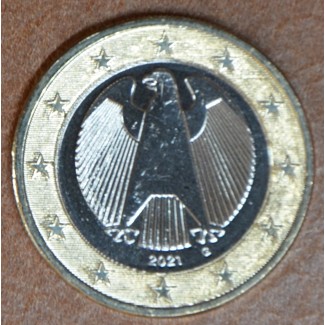 Euromince mince 1 Euro Nemecko \\"G\\" 2021 (UNC)