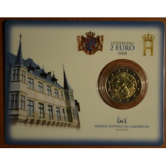 euroerme érme 2 Euro Luxemburg 2008 - Henri és a Chateau de Berg (B...