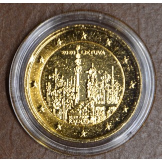 2 Euro Lithuania 2020 - Hill of Crosses (gold plated UNC)