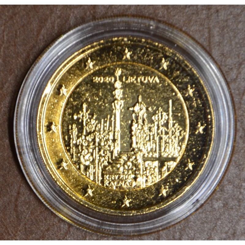 eurocoin eurocoins 2 Euro Lithuania 2020 - Hill of Crosses (gold pl...