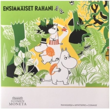 eurocoin eurocoins Finland 2021 set of 8 coins Moomins (BU)