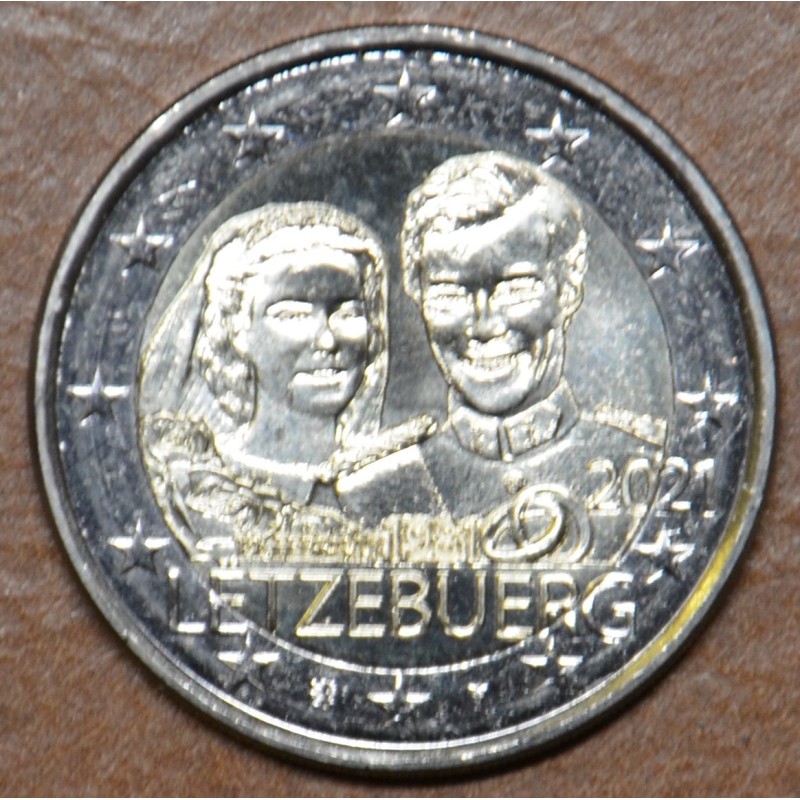 eurocoin eurocoins 2 Euro Luxembourg 2021 - 40th Wedding Anniversar...