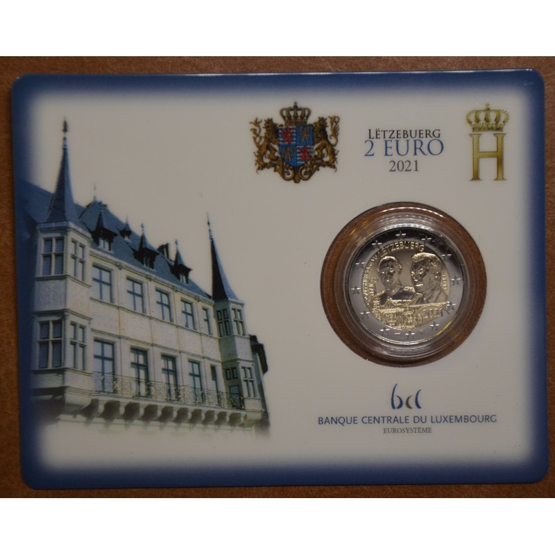euroerme érme 2 Euro Luxemburg 2021 - Jean nagyherceg születésének ...