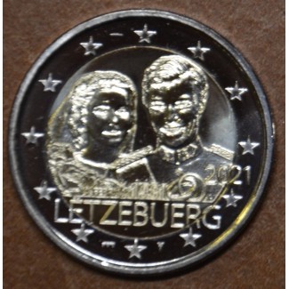 Euromince mince 2 Euro Luxembursko 2021 - 40. výročie sobáša Márie ...