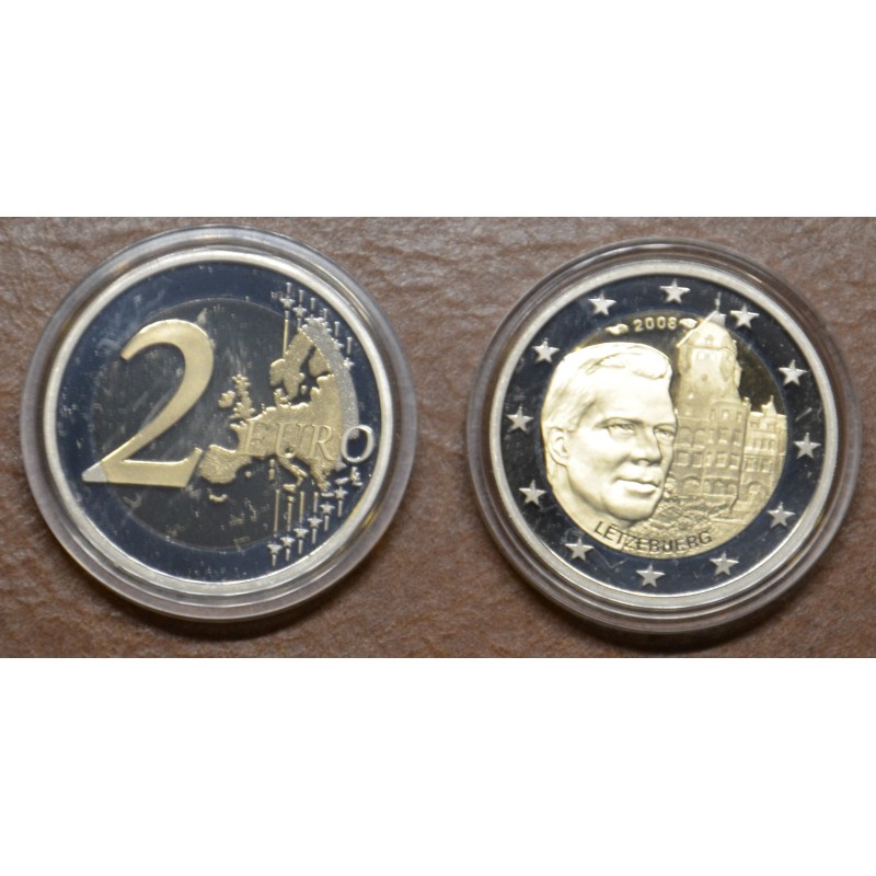 eurocoin eurocoins 2 Euro Luxembourg 2008 - Grand-Duke Henri and th...