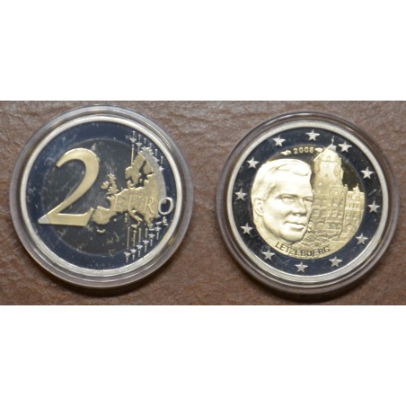 Euromince mince 2 Euro Luxembursko 2008 - Henri a zámok „Château de...
