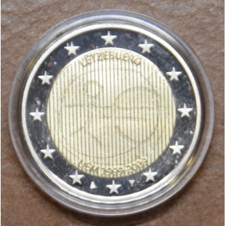 Euromince mince 2 Euro Luxembursko 2009 - 10. výročie hospodárskej ...