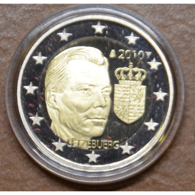 euroerme érme 2 Euro Luxemburg 2010 - A nagyherceg címere (Proof)