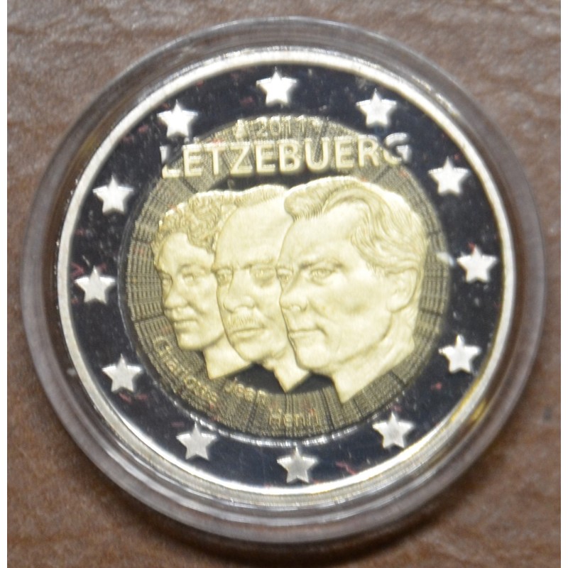 eurocoin eurocoins 2 Euro Luxembourg 2011 - 50th anniversary of the...