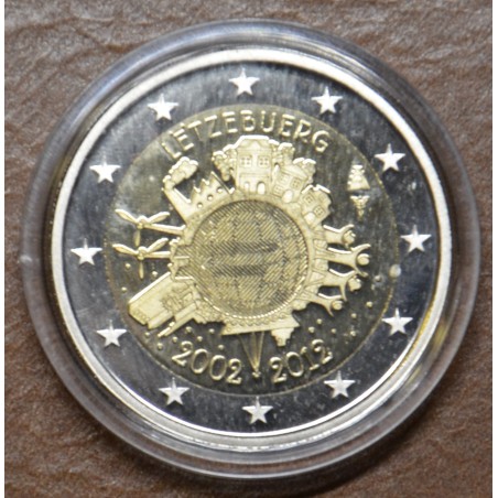 Euromince mince 2 Euro Luxembursko 2012 - 10. výročia vzniku Eura (...
