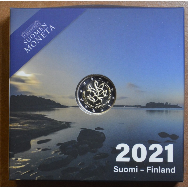 euroerme érme 2 Euro Finnország 2021 - Az újságírás és nyitott komm...