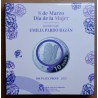Euromince mince 10 Euro Španielsko 2021 - Emilia Pardo Bazán (Proof)