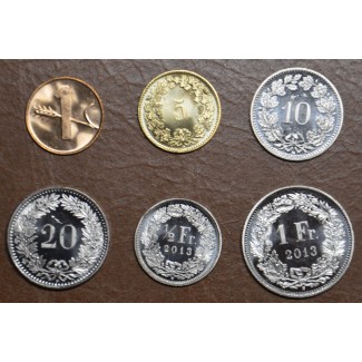 euroerme érme Svájc 6 érme 1970-2010 (UNC)