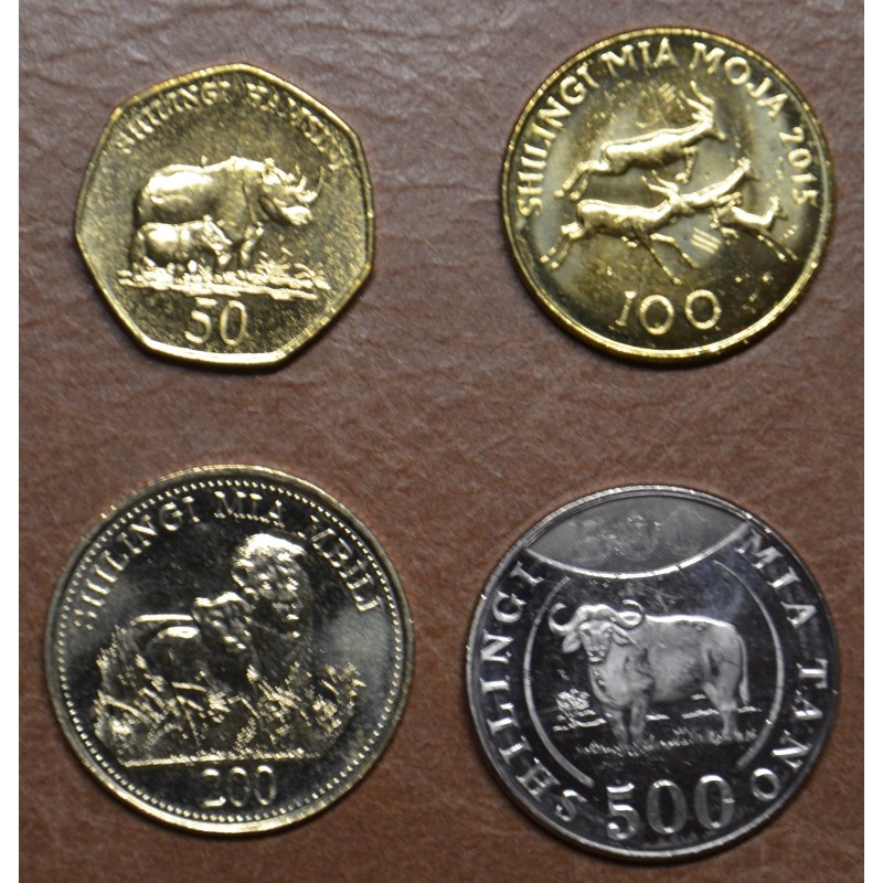 eurocoin eurocoins Tanzania 4 coins 1994-2015 (UNC)