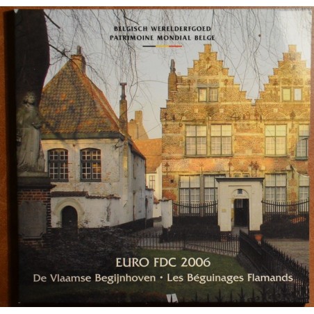 euroerme érme Belgium 2006 forgalmi sor + medál (BU)