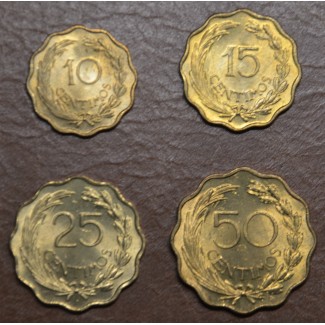 eurocoin eurocoins Paraguay 4 coins 1953 (UNC)