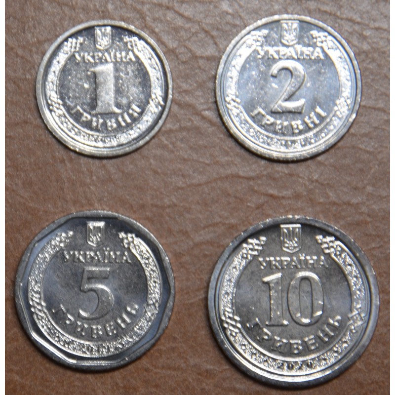 Euromince mince Ukrajna 4 mince 2018-2020 (UNC)