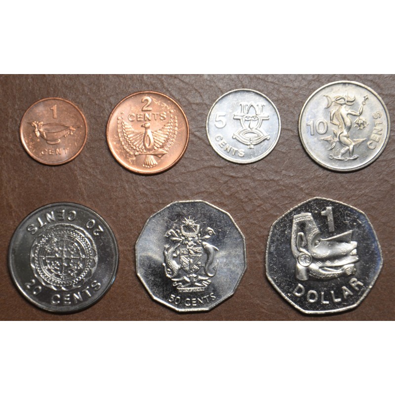 Euromince mince Šalamúnove ostrovy 7 mincí 1987-2010 (UNC)