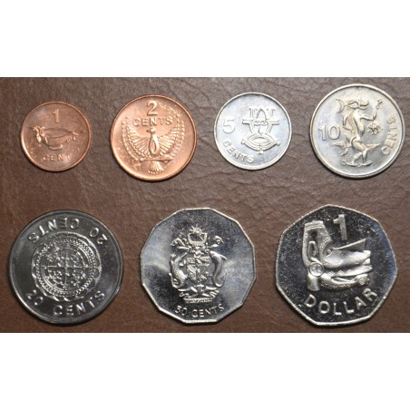 eurocoin eurocoins Solomon islands 7 coins 1987-2010 (UNC)