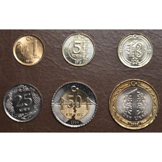 Euromince mince Turecko 6 mincí 2009-2018 (UNC)