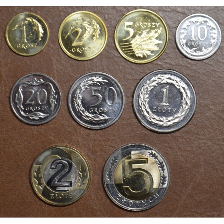 eurocoin eurocoins Poland 9 coins 1994-2019 (UNC)