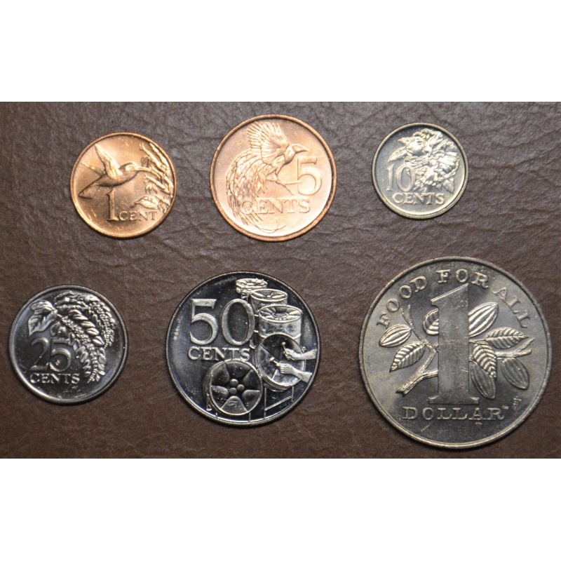 Euromince mince Trinidad a Tobago 6 mincí 1978-2016 (UNC)