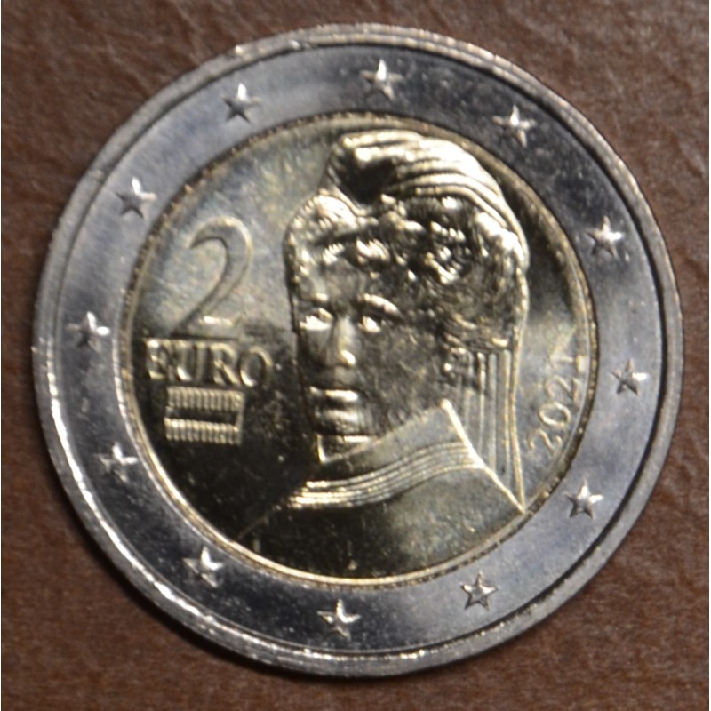 Euromince mince 2 Euro Rakúsko 2021 (UNC)