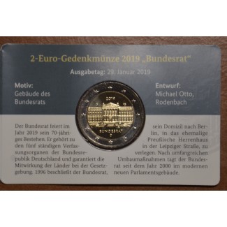 euroerme érme 2 Euro Németország \\"D\\" 2019 - Bundesrat (BU)