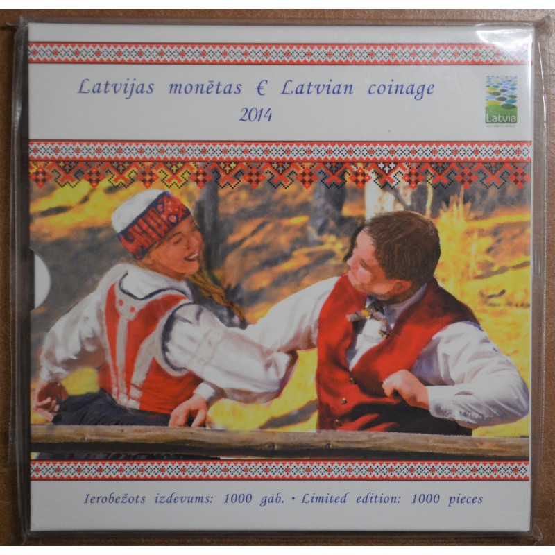 Euromince mince Lotyšsko 2014 limitovná sada (BU)