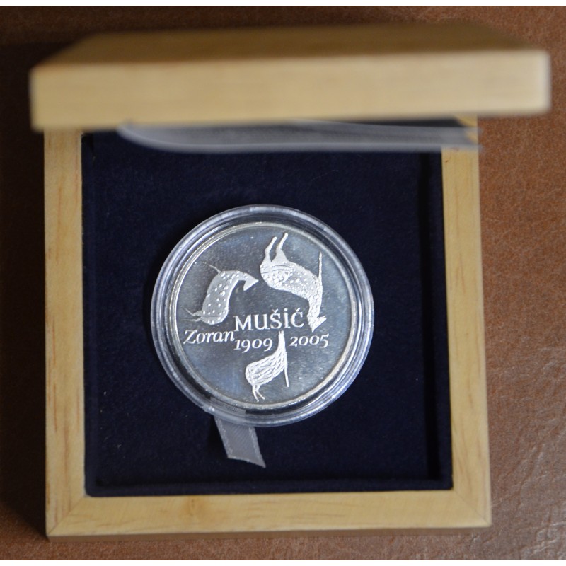 Euromince mince 30 Euro Slovinsko 2009 Zoran Music (Proof)