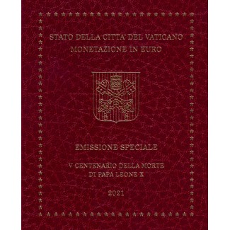 euroerme érme 9 részes forgalmi sor Vatikán 2021 (BU)