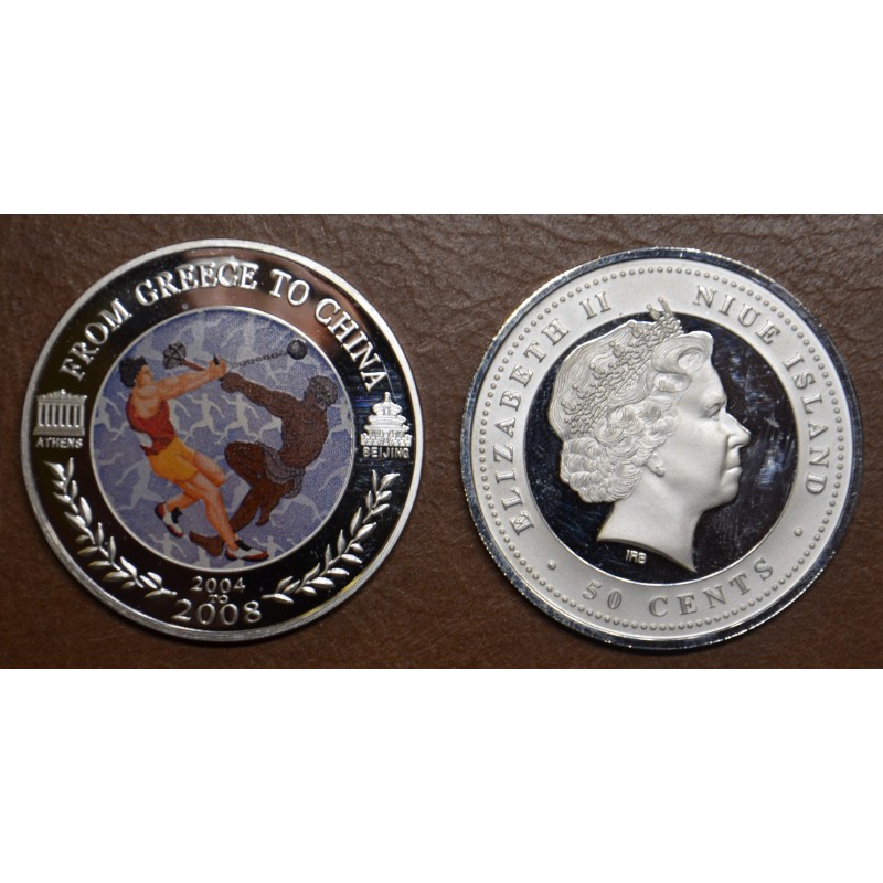 euroerme érme 50 cent Niue 2008 - Kalapácsvetés (Proof)