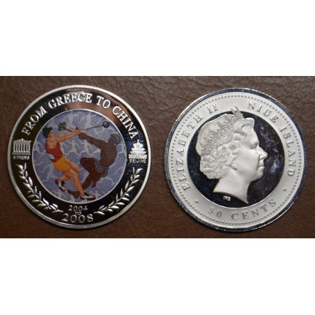 eurocoin eurocoins 50 cent Niue 2008 - Hammer throw (Proof)