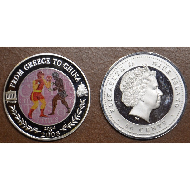 Euromince mince 50 cent Niue 2008 - Box (Proof)