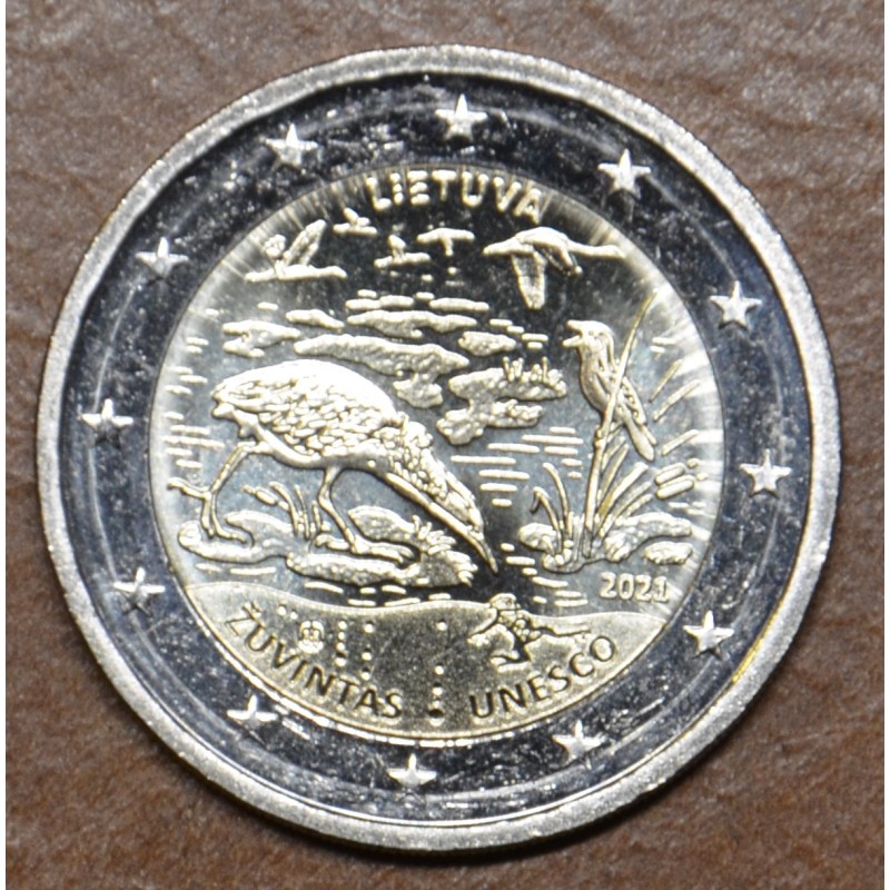 Euromince mince 2 Euro Litva 2021 - Žuvintas (UNC)