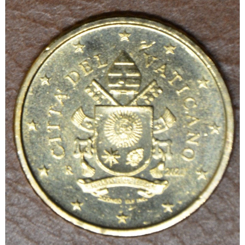 Euromince mince 10 cent Vatikán 2021 (BU)