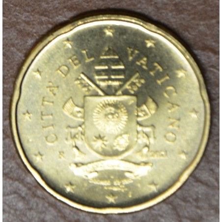 Euromince mince 20 cent Vatikán 2021 (BU)