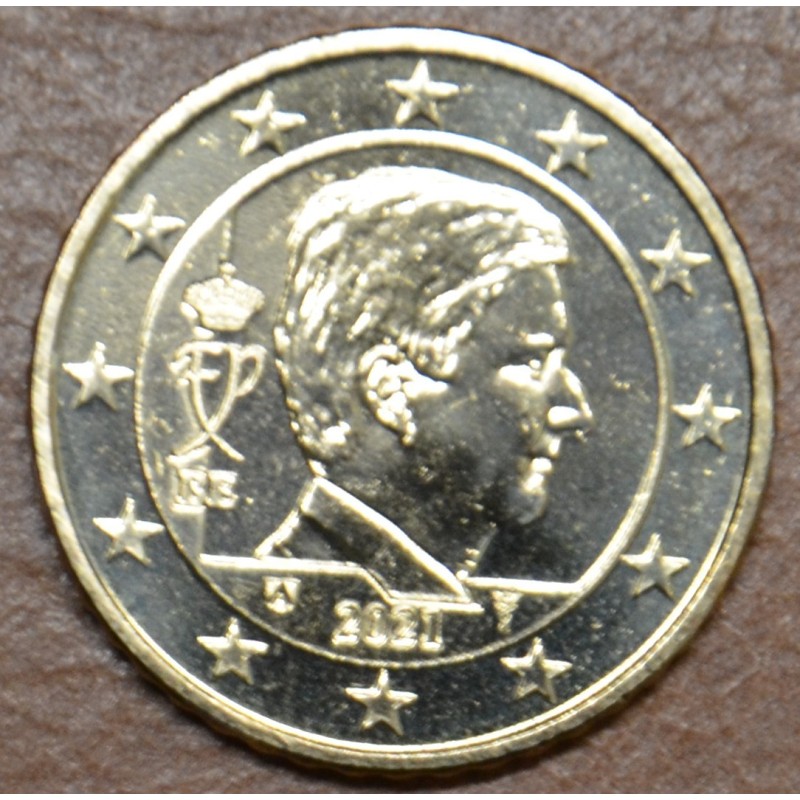 Euromince mince 50 cent Belgicko 2021 - Kráľ Filip (UNC)