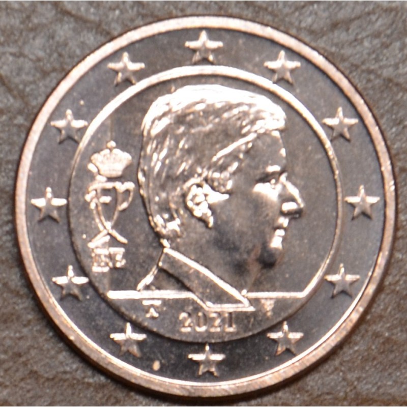 Euromince mince 5 cent Belgicko 2021 - Kráľ Filip (UNC)